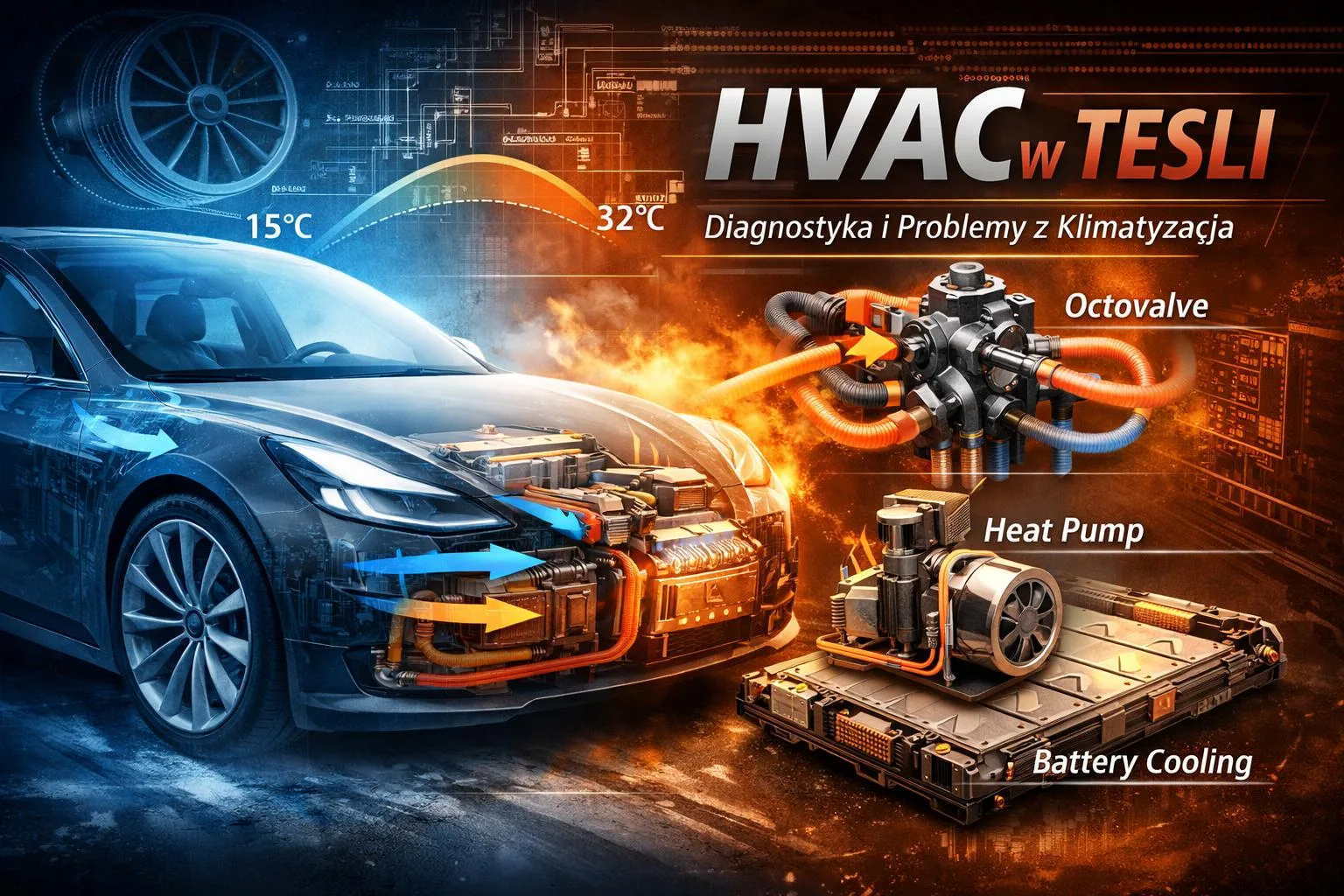 Jak działa system HVAC w Tesli i jak samodzielnie diagnozować problemy z klimatyzacją?